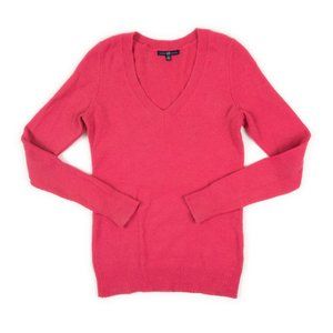 GAP pink v-neck tunic sweater size XS